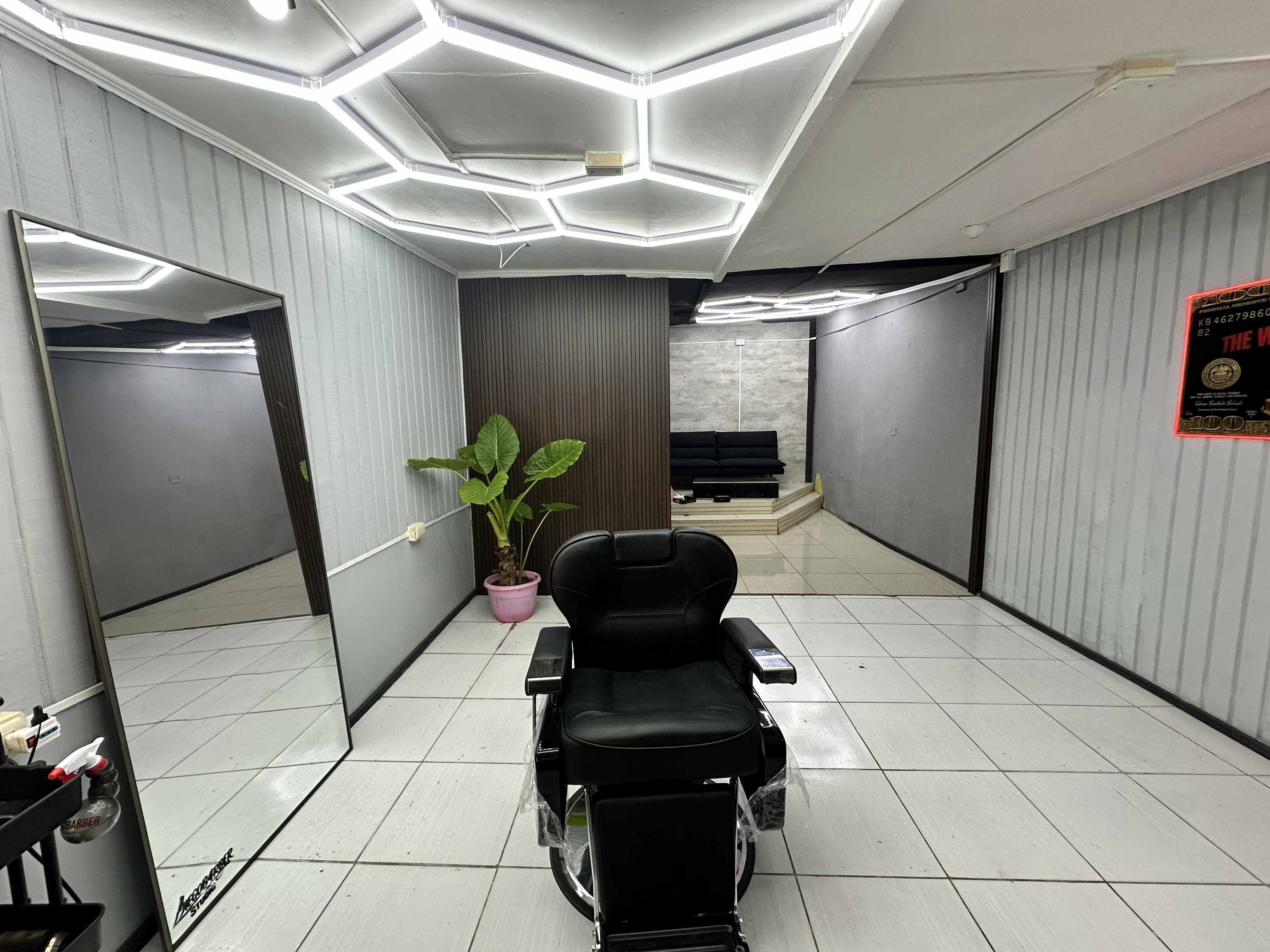 Ambiente da barbearia